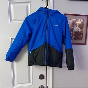 Wed'ze Blue and Black Hooded Jacket